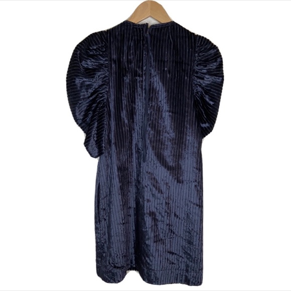 Ulla Johnson Navy Corduroy Callahan Dress 6 - Picture 6 of 6